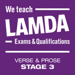 LAMDA Verse & Prose Stage 3